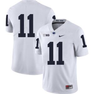 Penn State Nittany Lions NO NAME Jersey #11 Football NCAA Jerseys White