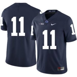 Penn State Nittany Lions NO NAME Jersey #11 Football NCAA Jerseys Dark Blue