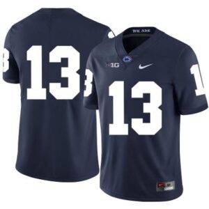 Penn State Nittany Lions NO NAME Jersey #13 Football NCAA Jerseys Blue