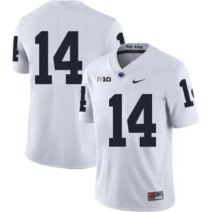 Penn State Nittany Lions NO NAME Jersey #14 Football NCAA Jerseys White