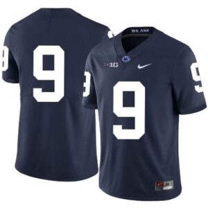 Penn State Nittany Lions NO NAME Jersey #9 Football NCAA Jerseys Dark Blue