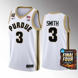 Purdue Boilermakers #3 Braden Smith Jersey 2024 NCAA March Madness Final Four