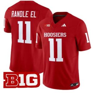 Randle El Jersey #11 Indiana Hoosiers Vapor Limited Football Crimson