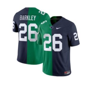 Saquon Barkley Jersey Eagles #26 Penn State Nittany Lions Split Vapor Football