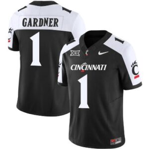 Sauce Gardner Jersey #1 Cincinnati Bearcats Footbal All Stitched Black Alternate