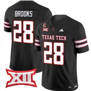 Tahj Brooks Jersey #28 Texas Tech Red Raiders Vapor Limited Football Black