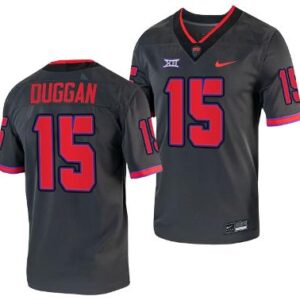 TCU Horned Frogs Max Duggan Jersey Alternate College Football Replica Grey #15