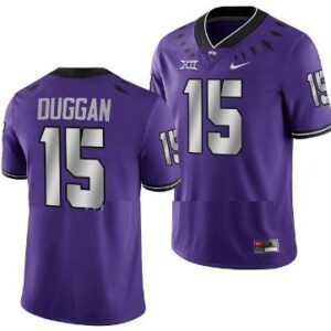 TCU Horned Frogs Max Duggan Jersey Untouchable College Football Game Purple #15