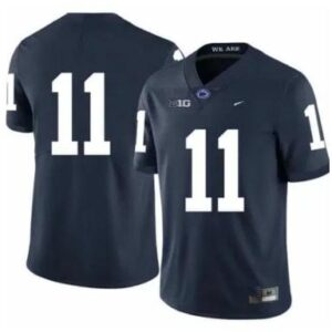 Team Jersey #11 NCAA Penn State Nittany Lions College Football Stitched Navy