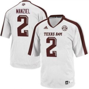 Texas A&M Aggies Johnny Manziel College Football Jersey White
