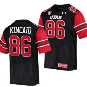 Utah Utes #86 Dalton Kincaid Jersey College Football Black
