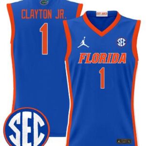 Walter Clayton Jr Jersey #15 Florida Gators 2024 Lightweight Basketball Royal