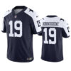 Men's Dallas Cowboys #19 Noah Igbinoghene Navy White 2023 F.U.S.E. Vapor Limited Football Stitched Jersey