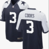 Men's Dallas Cowboys #3 Brandin Cooks Navy Navy Thanksgiving Limited Football Stitched Jersey