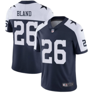 Men's Dallas Cowboys #26 DaRon Bland Navy Thanksgiving Vapor Limited Stitched Jersey