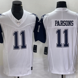 Men's Dallas Cowboys #11 Micah Parsons White FUSE Vapor Thanksgiving Limited Stitched Jersey