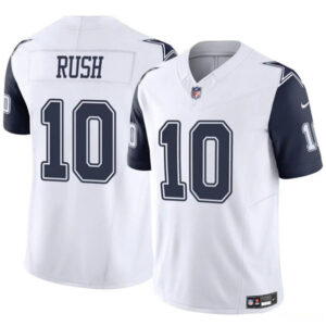 Men's Dallas Cowboys #10 Cooper Rush White 2023 F.U.S.E. Vapor Untouchable Limited Football Stitched Jersey
