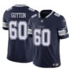 Men's Dallas Cowboys #60 Tyler Guyton Navy 2024 Draft F.U.S.E Vapor Untouchable Limited Football Stitched Jersey