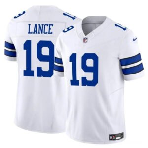 Men's Dallas Cowboys #19 Trey Lance White 2023 F.U.S.E Vapor Untouchable Limited Football Stitched Jersey