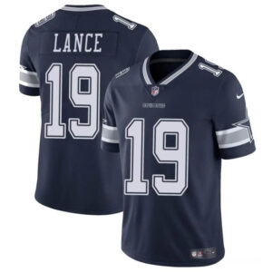 Men's Dallas Cowboys #19 Trey Lance Navy Vapor Untouchable Limited Football Stitched Jersey