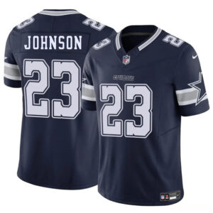 Men's Dallas Cowboys #23 Buddy Johnson Navy 2025 F.U.S.E. Vapor Untouchable Limited Football Stitched Jersey