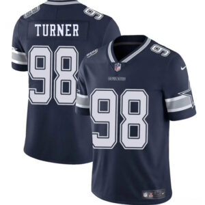 Men's Dallas Cowboys #98 Payton Turner Navy 2025 Vapor Untouchable Limited Football Stitched Jersey