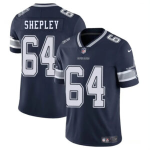 Men's Dallas Cowboys #64 Dakoda Shepleys Navy Blue 2025 Vapor Untouchable Limited Football Stitched Jersey