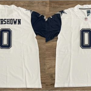 Men's Dallas Cowboys #0 DeMarvion Overshown White Vapor Untouchable Limited Stitched Football Jersey