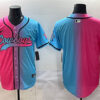 Men's Dallas Cowboys Blank Pink Blue  Jersey