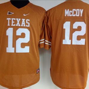 Men's Texas Longhorns 12 Colt McCoy Orange Nike College Jersey