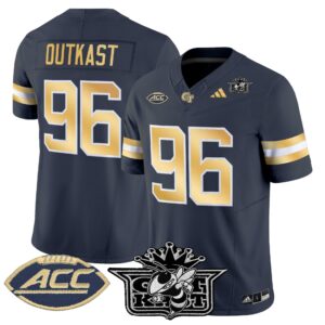 Outkast Jersey 96 Georgia Tech Yellow Jackets 2025 Limited Stitched Navy