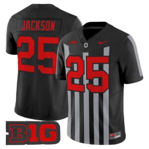Bo Jackson Jersey 25 Ohio State Buckeyes Throwback Limited Stitched Black