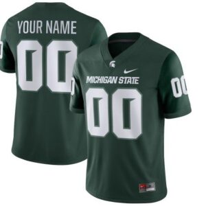 Custom Michigan State Spartans College Football Jersey