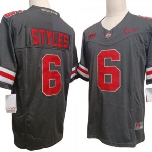Ohio State Buckeyes 6 Black Vapor Fuse Limited Jersey - Sonny Styles