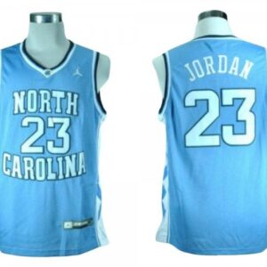 North Carolina 23 Michael Jordan Light Blue College Jersey