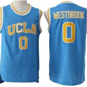 Ucla Bruins 0 Russell Westbrook Light Blue Basketball Jersey