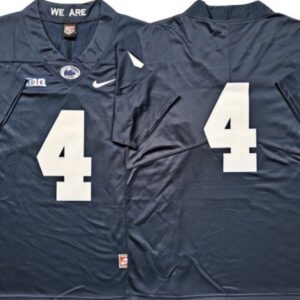 Penn State Nittany Lions 4 Navy Football Jersey