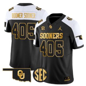 Boomer Sooner Jersey 405 Oklahoma Sooners 2025 Gold Limited Stitched Alternate