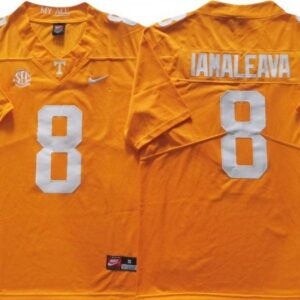 Tennessee Volunteers 8 Nico Iamaleava Orange Football Jersey