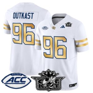 Outkast Jersey 96 Georgia Tech Yellow Jackets 2025 Limited Stitched White