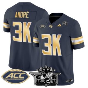 Andr? Jersey 3k Outkast Georgia Tech Yellow Jackets 2025 Stitched Navy