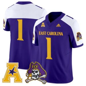 Team Jersey 1 East Carolina Pirates 2025 Vapor Limited Stitched Purple Alter