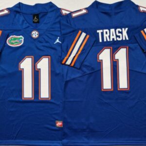 Florida Gators 11 Kyle Trask Blue Football Jersey
