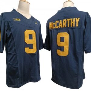 Michigan Wolverines 9 Jj Mccarthy Navy Vapor Fuse Limited Jersey