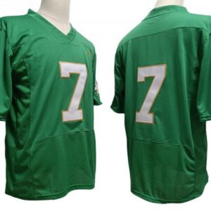 Notre Dame Fighting Irish 7 Green Vapor Fuse Limited Jersey