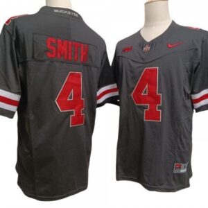 Ohio State Buckeyes 4 Black Vapor Fuse Limited Jersey - Jeremiah Smith