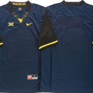 Custom West Virginia Mountaineers Jersey - Navy