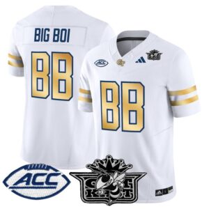 Big Boi Jersey bb Outkast Georgia Tech Yellow Jackets 2025 Stitched White