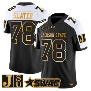 Jackie Slater Jersey 78 Jackson State Tigers 2025 Vapor Stitched Alternate