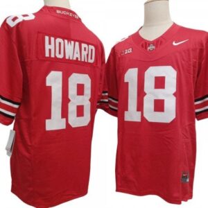 Ohio State Buckeyes 18 Red Vapor Fuse Limited Jersey - Will Howard